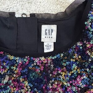 GAP Girls Multicolor Sequin A-Line Dress